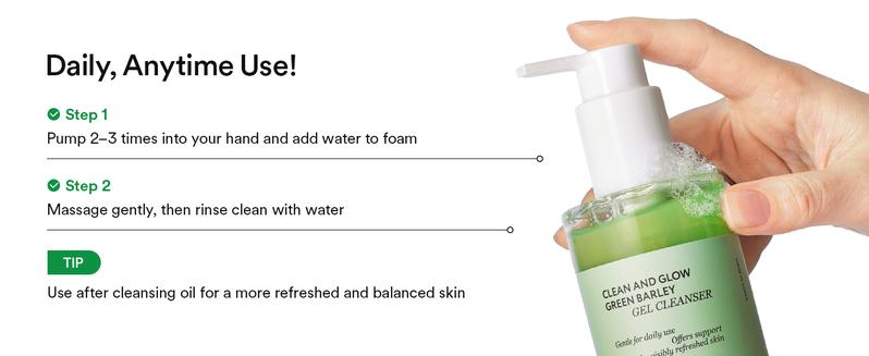 VEGANIFCET Hydrating Gel Face Wash, Citric Acid + LHA + Glycerin + Beta Glucan, Gentle Cleanser, Oil Free, Sensitive Skin, Dehydrated Skin, Korean Skin Care, Big Size (205ml/6.93 fl oz)