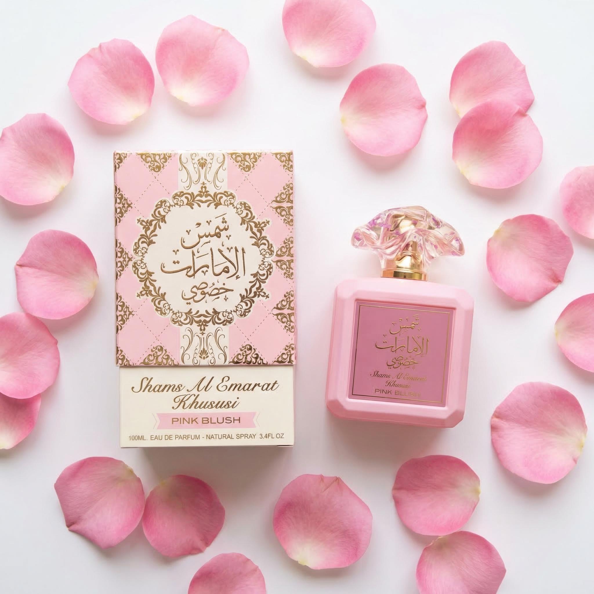 Pink Blush Shams Al Emarat Eau de Parfum 100ml (3.4 oz) by Ard Al Zaafaran – Pink Perfume, Women’s Perfume, Long Lasting Fragrance