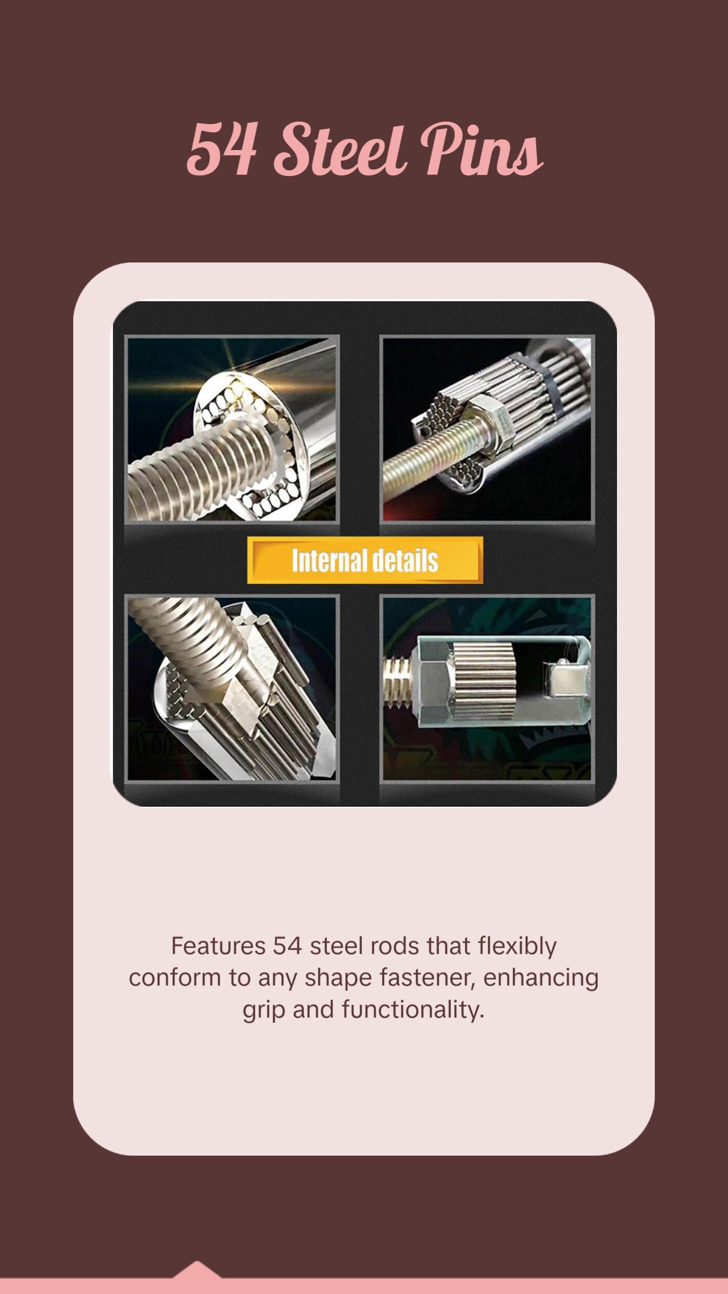 Multi-Function/Self Adjusting/Multi Size/Universal Socket Tools Set With Adapter