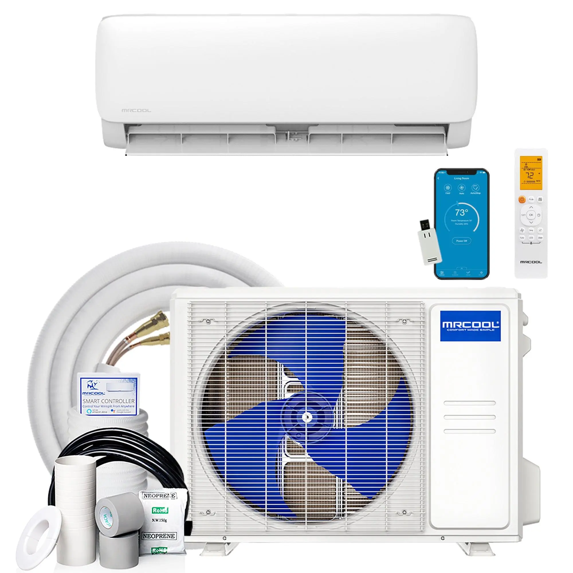 MRCOOL Easy Pro 9K BTU DIY Ductless Mini-Split Air Conditioner Heat Pump System