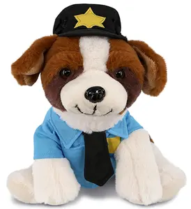 PLUSH POLICE - SUPER SOFT PLUSH - ST. BERNARD DOG