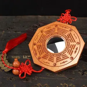 FlowOfChi Bagua Peach Wood Mirror