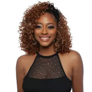 Mane Concept Brown Sugar Coat Human Hair Blend Half Wig - BSSC105 SUGAR 05
