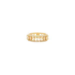 Mazin Jewels Diana Ring in Gold