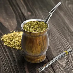 Yerba Mate Cup Set 3pc Stainless Steel