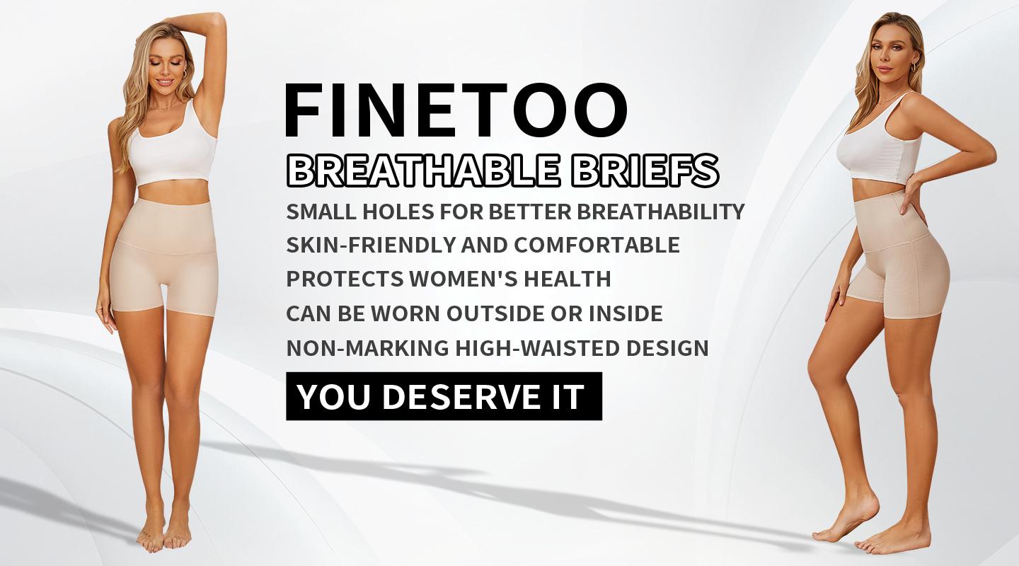 FINETOO 4PCS Women's Boyshort Underwear Basic Full Coverage Seamless Lingerie Comfort Stretch Boxer Briefs Dress Fit Womenswear FINETOO 4PCS Women's Boyshort Underwear Basic Full Coverage Seamless Lingerie Comfort Stretch Boxer Briefs Dress Fit Womenswear