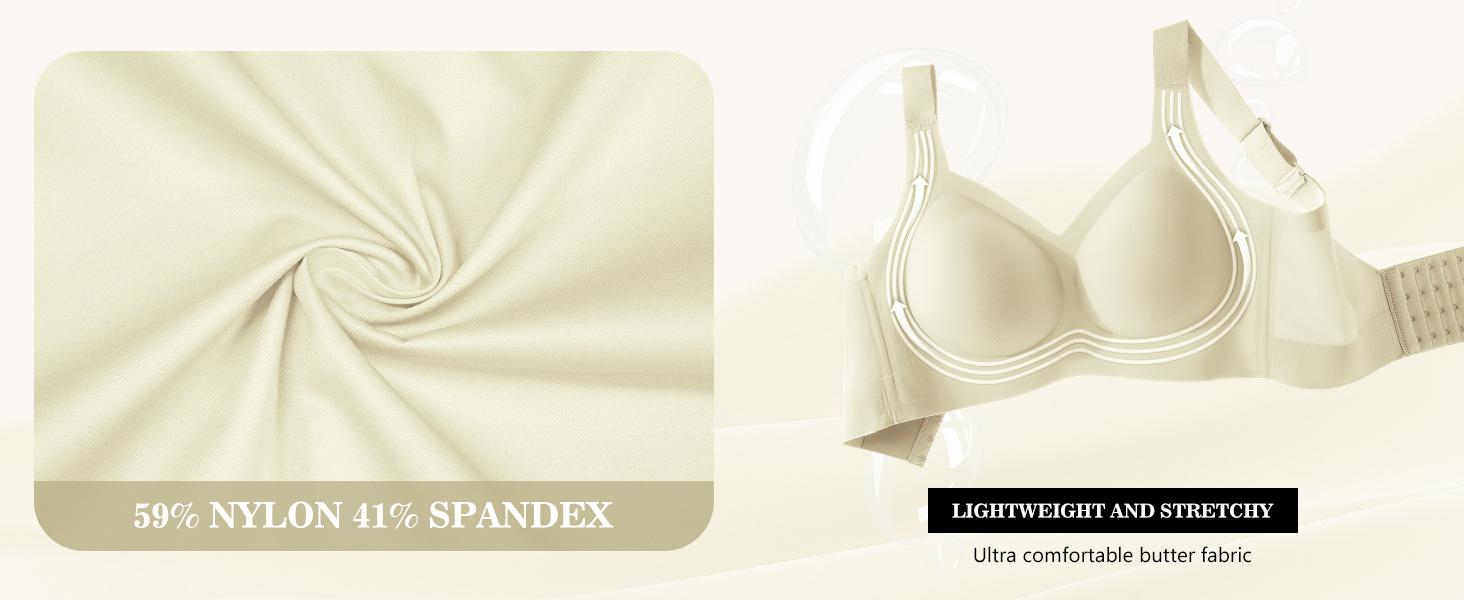 Women's Jelly Wirefree Bra | Full Coverage Padded T-Shirt Bra | All-Day Comfort & Support | No Underwire Everyday Bra