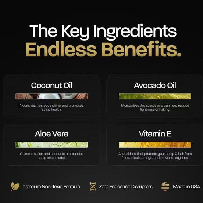 BASED Shower Duo | Shampoo + Conditioner | Deep Clean, Hydrates, Soothes Scalp, Boosts Volume | Fresh Peppermint | Premium Non-Toxic Formula | 12oz Each