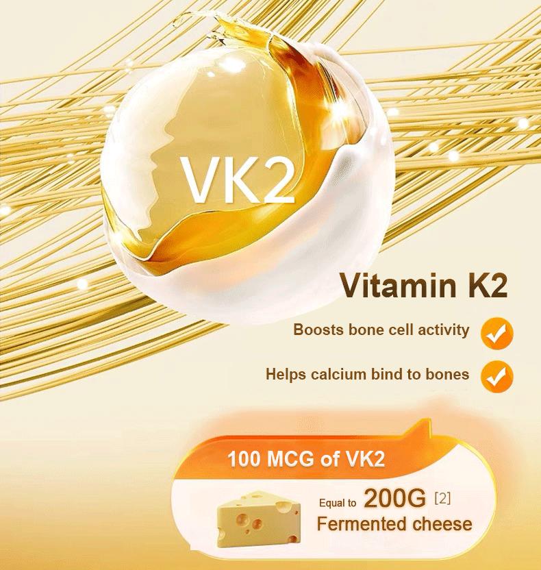 Deal Supplement Vitamin D3 & K2 250 Veggie Softgels 5000 IU D3 & 100 mcg K2 for Bone Immune Health & Calcium Absorption Gluten-Free Dairy-Free - Nutrient Rich Complex