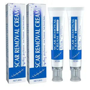 2 Pack Scar Cream,Silicone Scar Gel,Scar Removal Cream,Scar Silicone Gel,Scar Gel,Scar Cream for Surgical Scars and Keloid Bump（30g）