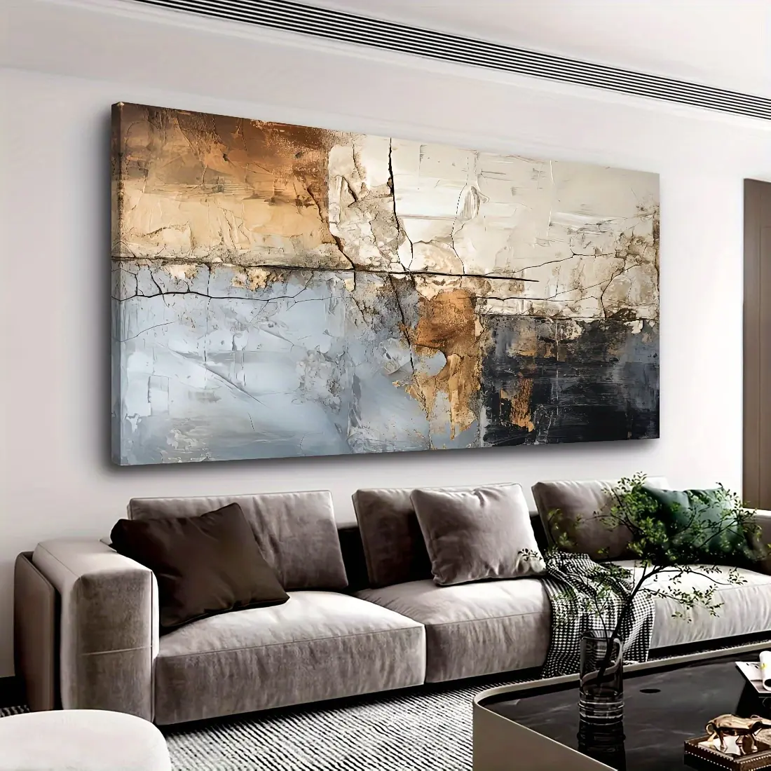 1-Piece Cool Wall Art - Framed Abstract Painting Wall Arts, Wood Frame, Easy Hanging, Man Cave Accent, Multi-Size Room Decor for Living Room, Office