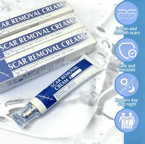 Professional Scar Removal Gels,Advanced Silicone Scar Removal Cream forBurn,Acne Old Scar Removal Cream for Face &Body I Fades Dark Scars