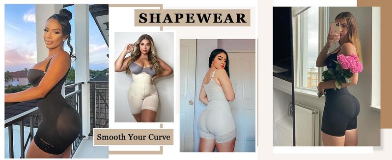 YIANNA Fajas Colombianas Shapewear for Women Tummy Control Shapewear Butt Lifter Bodysuit YIANNA Fajas Colombianas Shapewear for Women Tummy Control Shapewear Butt Lifter Bodysuit