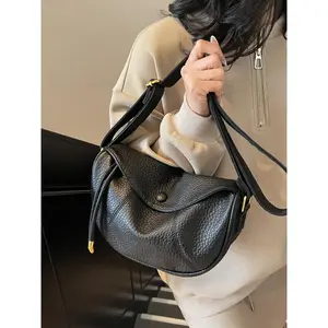 1pc  Crossbody bag, solid color, clean color, women's shoulder bag, fashionable, versatile, simple and trendy, Minimalist crossbody bag, suitable for college students' daily work, commuting, shopping, dining, women's crossbody bag