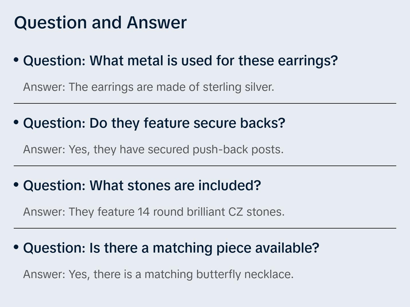 Dainty Monarch Butterfly Sterling Silver Butterfly Earrings