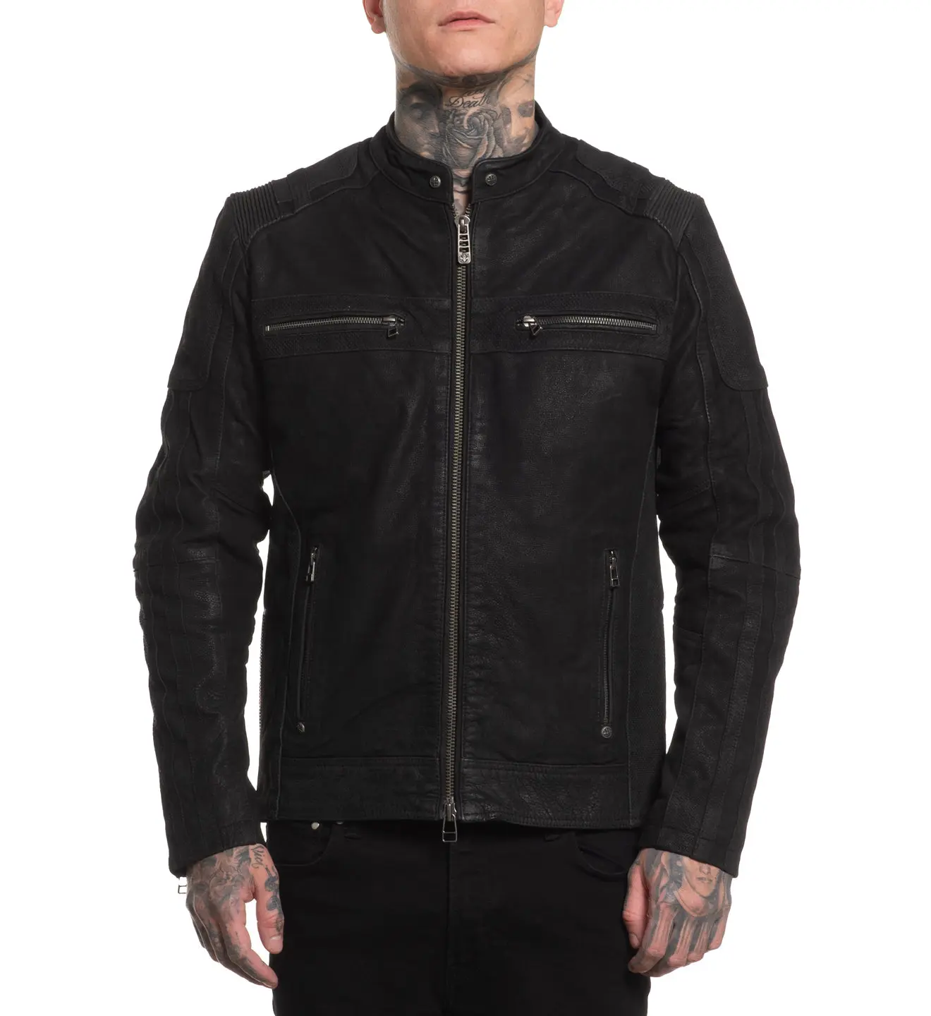 Affliction Men's Faux Leather Jacket Fast And Loud