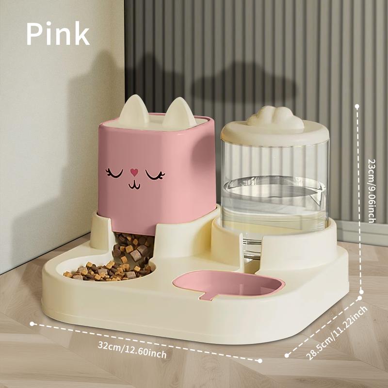 Cat Bowl Dog Bowl Automatic Feeder Cat Food Bowl Cat Food Bowl Double Bowl Drinking Bowl Integrated
