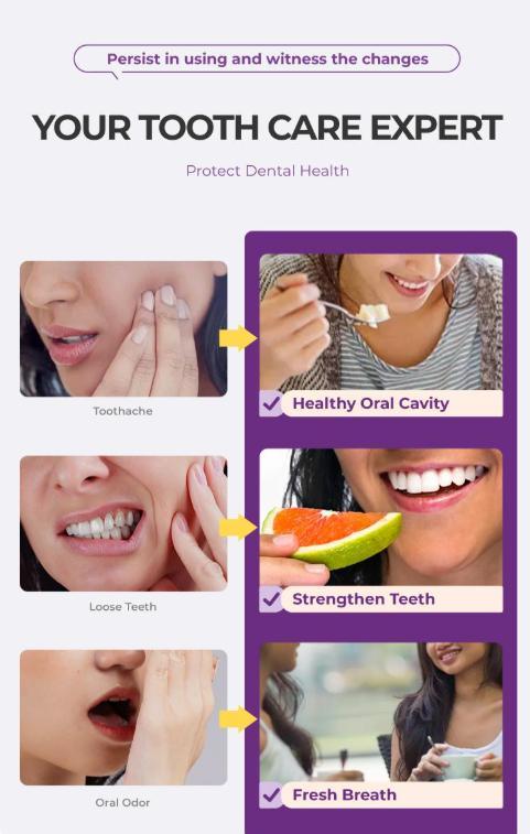 Kreain Nature 2 Oral Care Toothpaste, fresh breath, prevent tooth loss, natural ingredients, gentle care