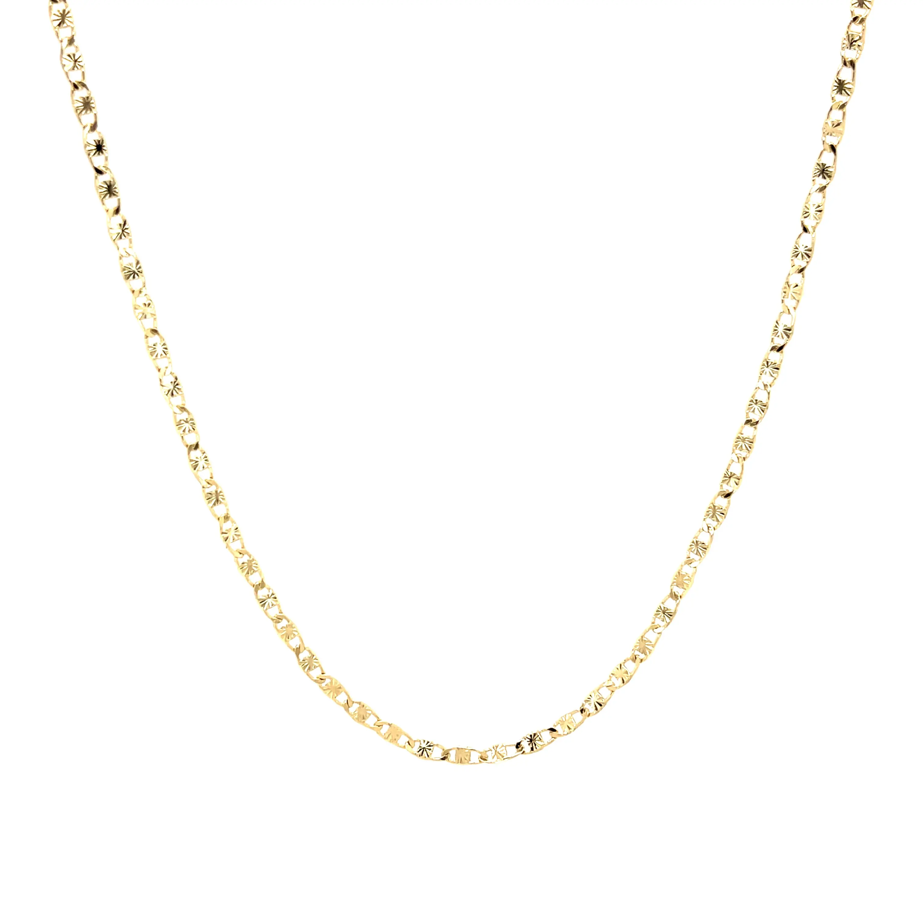 Women's Necklace Mariner Link Style 18 Inch chain 2.5mm Width 14k Gold Filled Finish Timeless Elegance Statement Jewelry