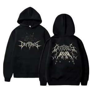 Deftones Hoodie, Rock Band Tour 2026 Pullover Sweatshirt, Metal Casual Streetwear for Men Women, Music Album Graphic, Fan Merch Gift