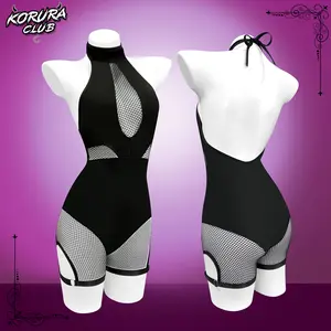 Koruraclub Cosplay Fishnet Bodysuit KO132 – Sexy Mesh Costume Outfit for Cosplay & Parties