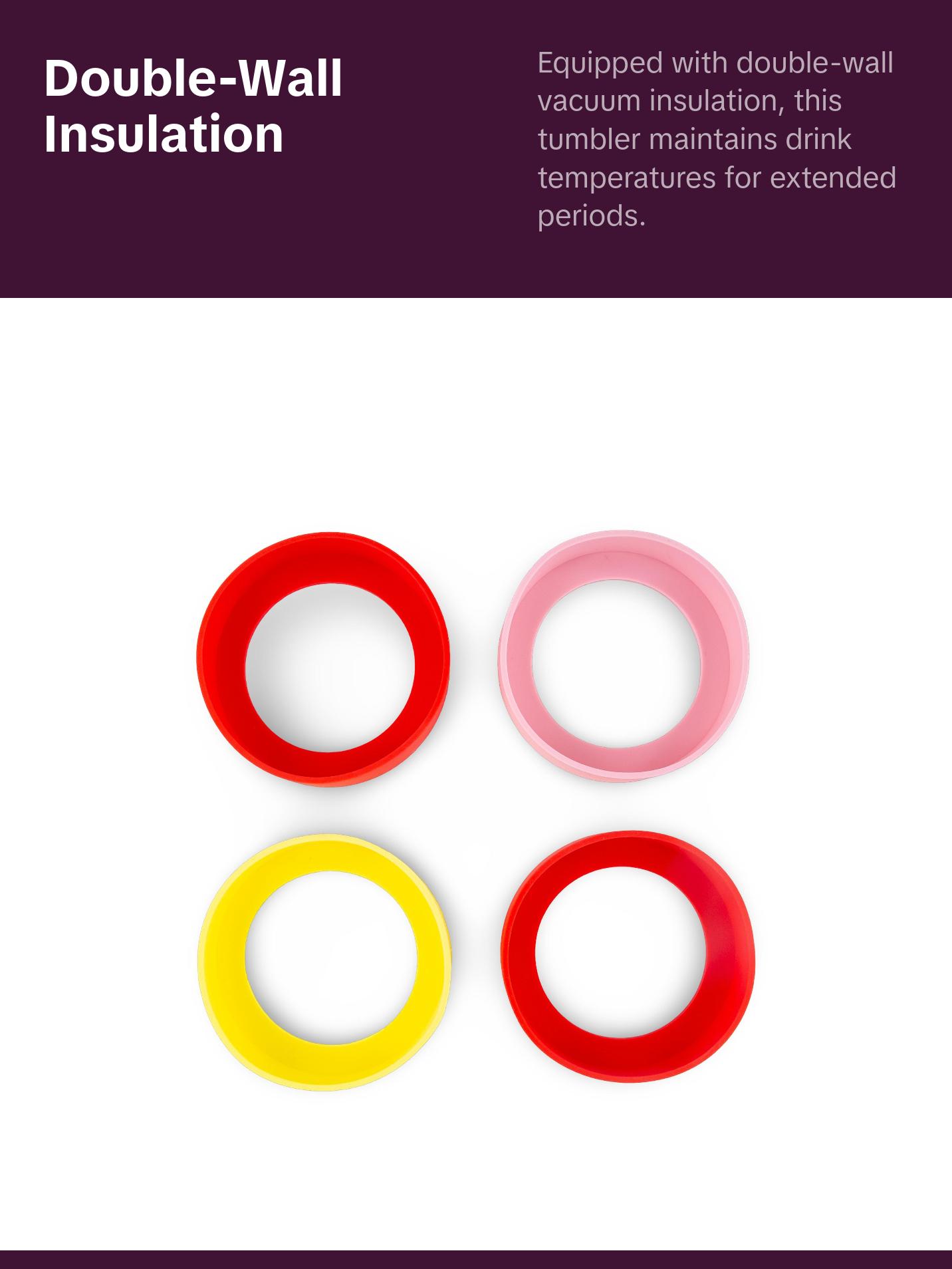 HOGG 40oz Powder Coated Big Swig Tumbler - Collection Double-Wall Vacuum Insulated 1000-2000ml Capacity BPA-Free Customizable Drinkware