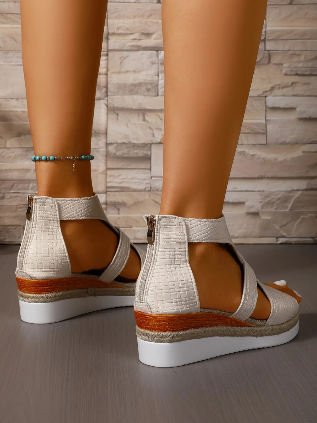 Summer New Wedge Roman Sandals, Daily Wear Sandals, Comfortable T-Strap Fish Mouth Shoes, Versatile Casual Breathable Women's Footwear, Casual Trendy Sandals