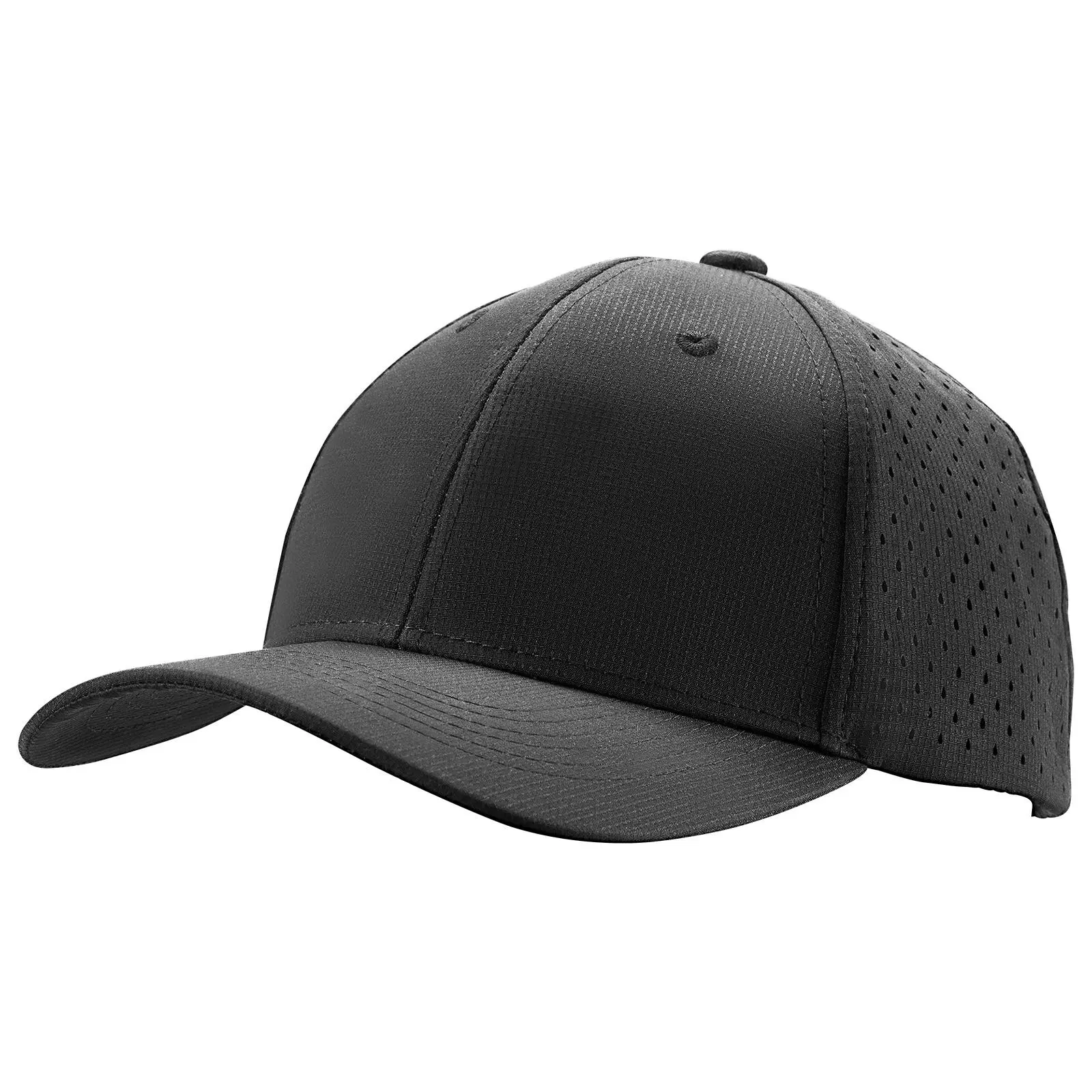 Plain Perforated Polyester Sports Outdoor Hat - Lightweight, Adjustable, Water-Repellent Baseball Cap for Summer Running, Sports Outdoor Hats