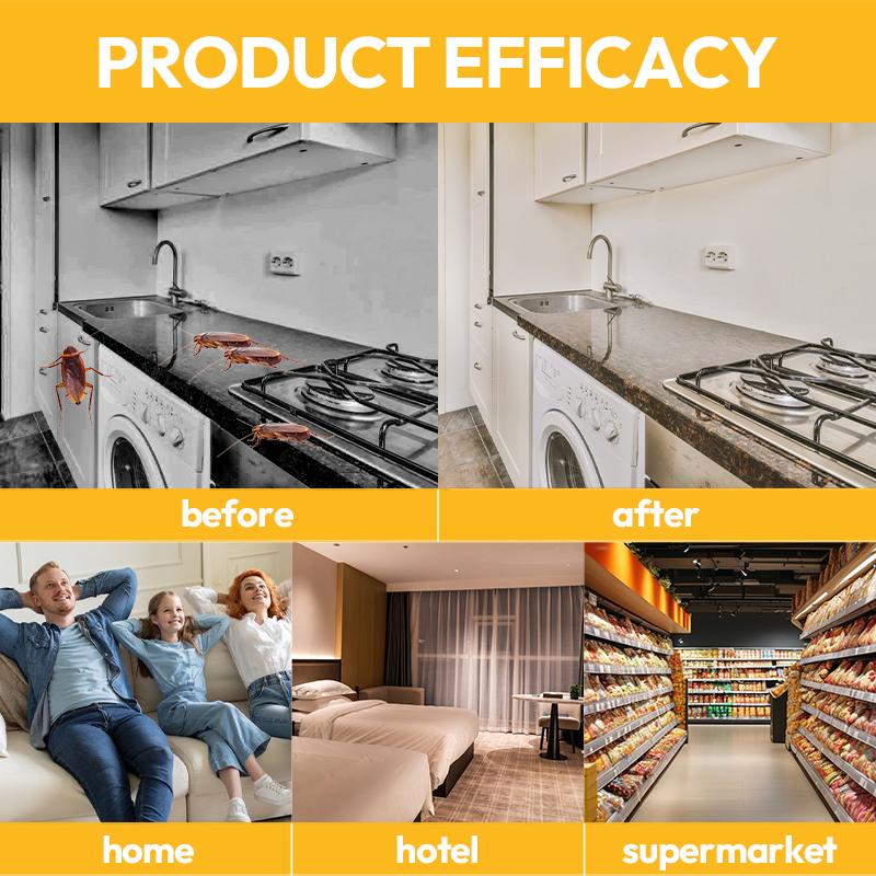 Roach Killing Bait Stations BD Cockroach Killer Gel with 8 Bait Stations for Effective Indoor Pest Control Roach Killing Bait Stations BD Cockroach Killer Gel with 8 Bait Stations for Effective Indoor Pest Control