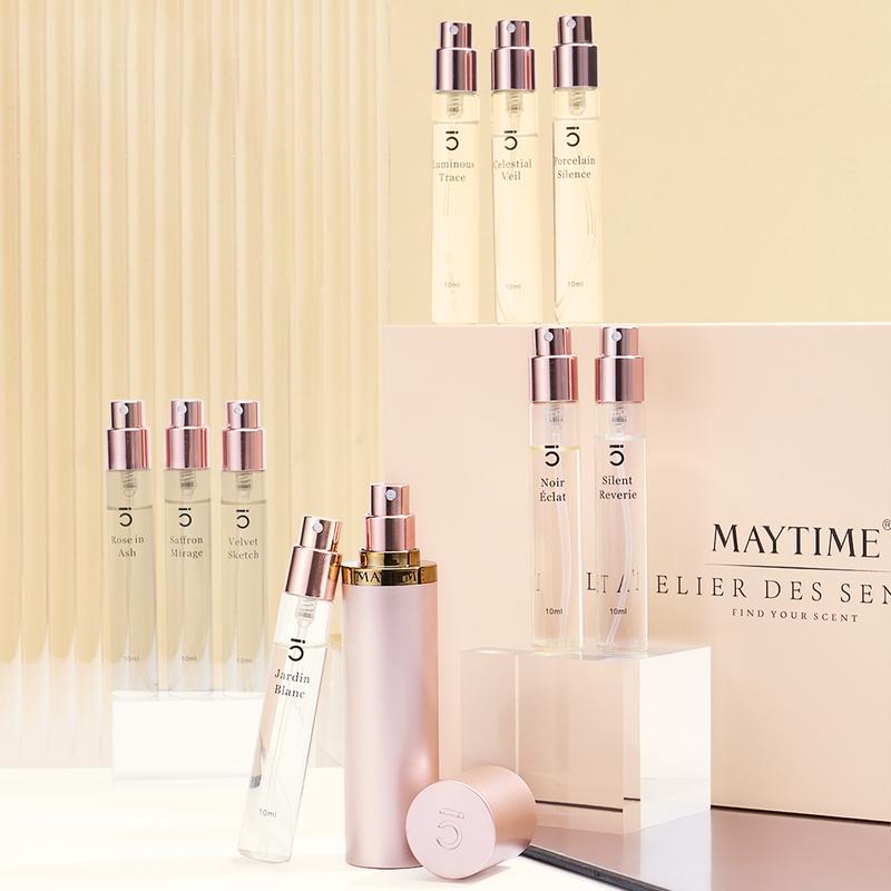 Maytime L’Atelier des Senteurs Perfume Discovery Gift Set (10×10ml) – Luxury Eau De Parfum Collection | Floral, Woody, Fruity & Oriental Scents | Perfect for Gifting & Special Occasions
