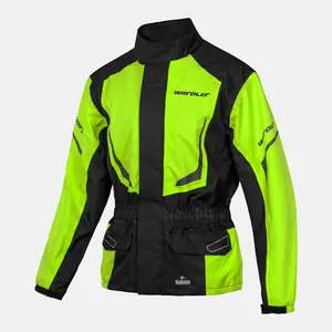 Storm Rain / Black-Neon Yellow / Motorcycle Rain Jacket
