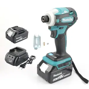 Makita DTD172 18V Brushless Impact Driver 180Nm High Torque, 4-Speed Cordless Screwdriver, Compact & Durable Power Tool With 1 Battery& 1 Charger