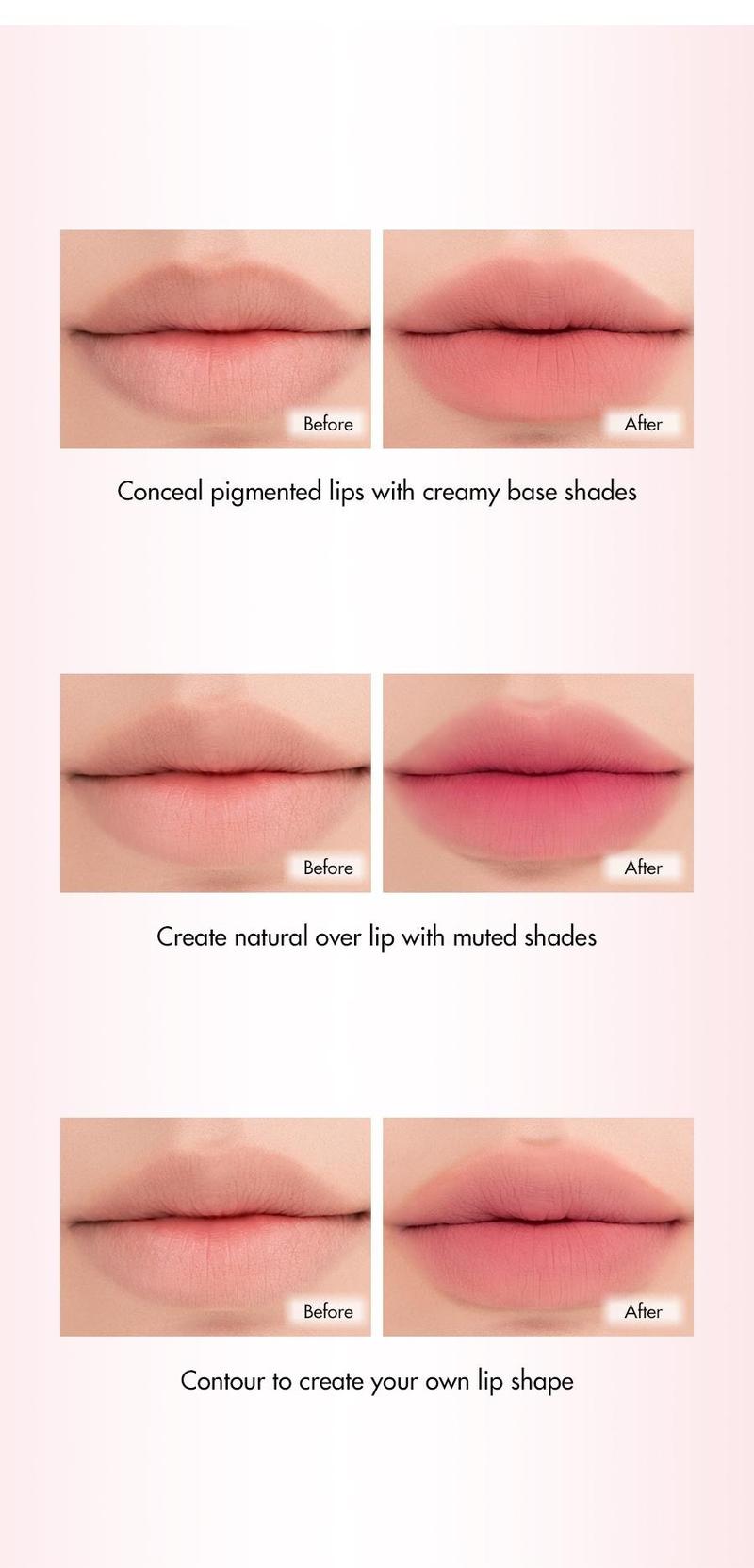 [rom&nd Official Shop] rom&nd Lip Mate Pencil (6 shades 0.5g), Easily Enhance the Shape of Your Lips, Natural Blending