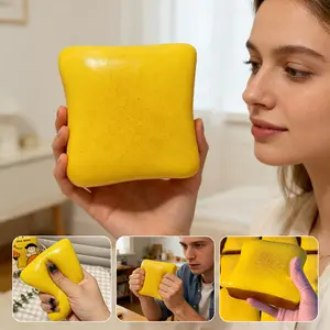 Slow Rebound Toys Bread Butter Squeeze Toy Soft Slow Rising Stress Relief Fidget Toy Sensory Gift Party Favor