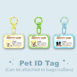 Pet anti-loss ID tag, cat/dog collar tag, pet identification tag, pet anti-lost device, custom phone number tag.