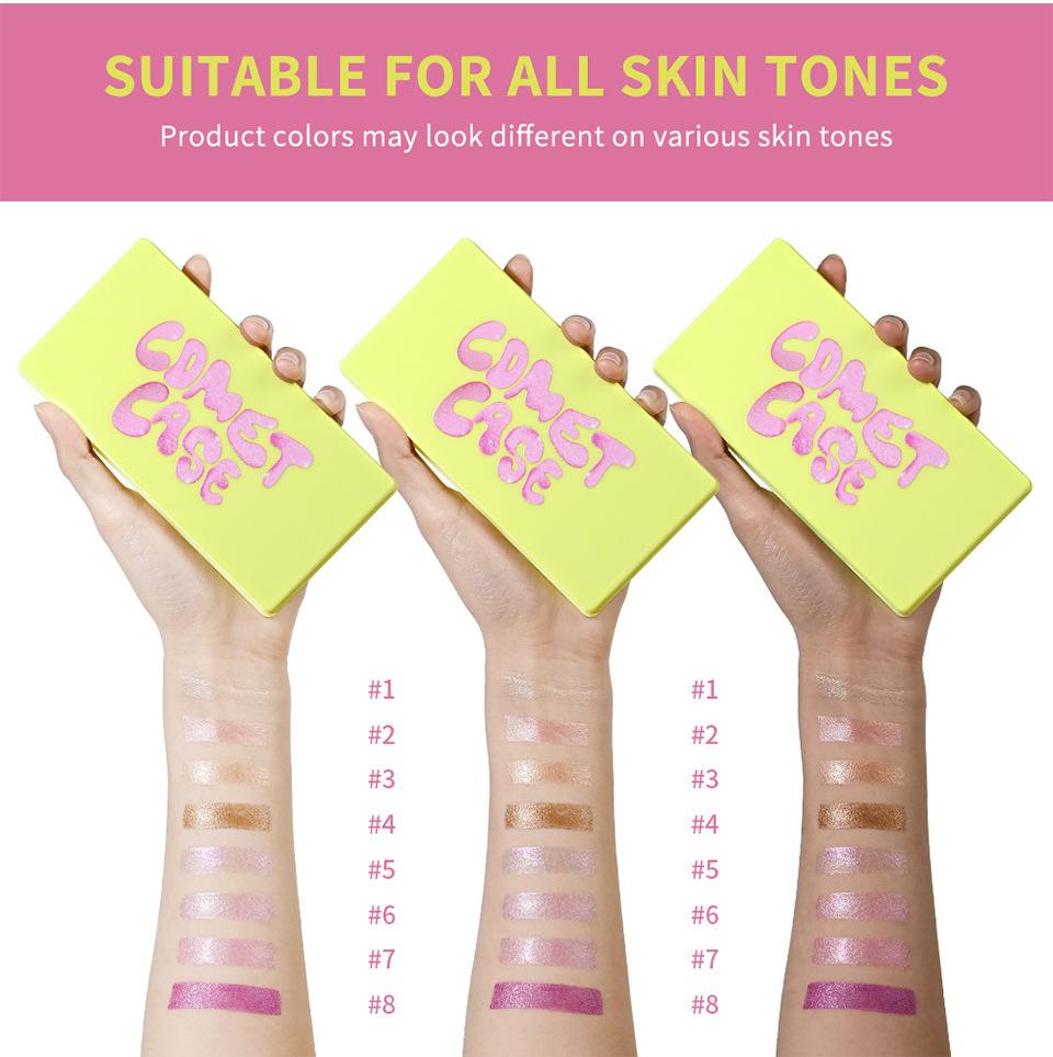 All in One Face Palette Cream to Powder Matte Finish, Blush Bronzer Highlighter for Natural Sculpting, Smooth Blend Long Wear, Custom Mix Shades for Lipstick Contour