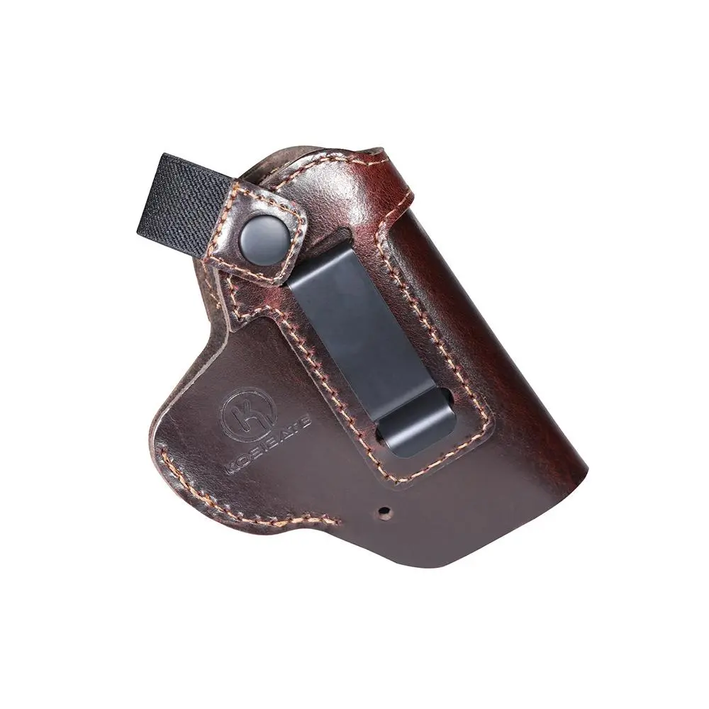 Hand-sewn Genuine Leather Holster Concealed Waist-Hanging Holster Quick-Draw Holster Outdoor Gun Case Genuine Leather Waist-Hanging Invisible Holster