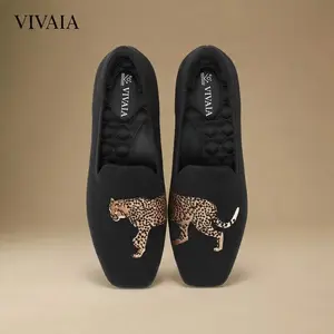 VIVAlA Women’s Water-Repellent Square-Toe Loafers – Breathable Knit Upper, Enhanced Arch Support & Shock-Absorbing Sugarcane Outsole(Samantha Walker)