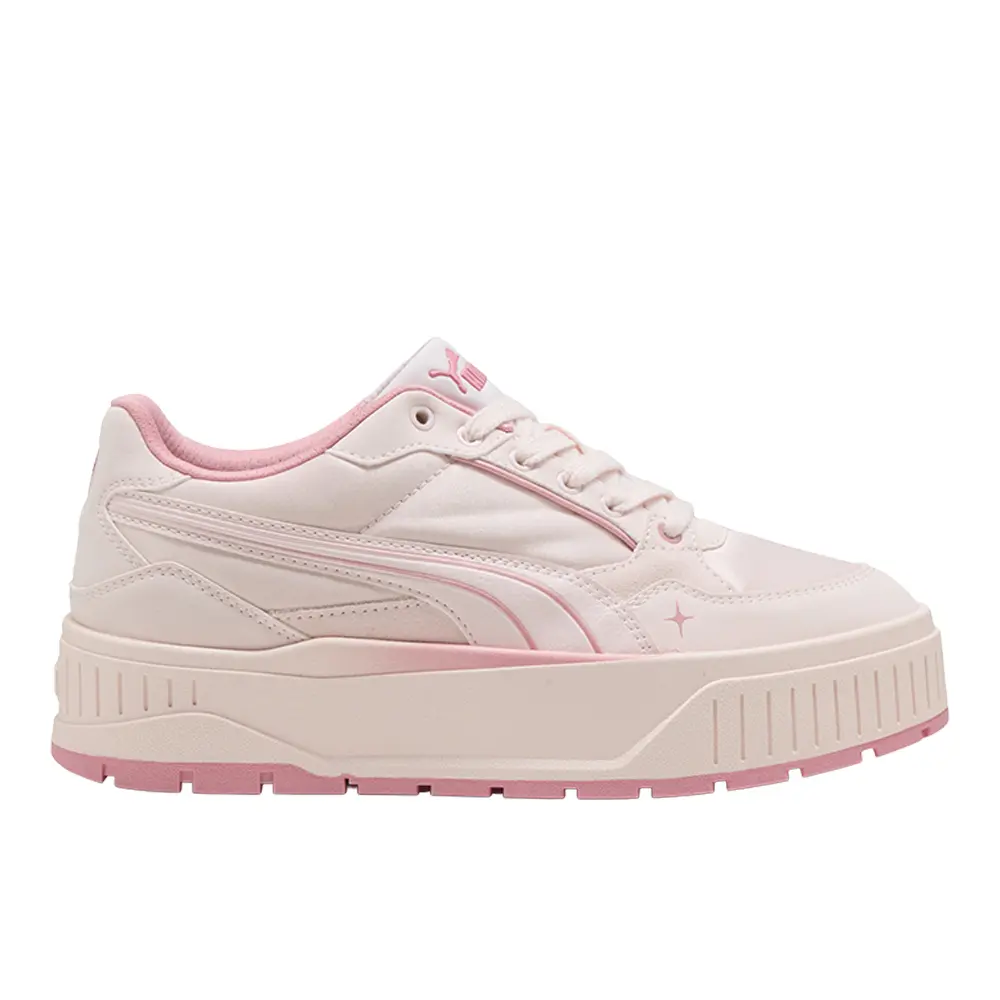 PUMA Womens Karmen Ii Idol Satin Princess Lace Up Sneakers Shoes Casual - Pink
