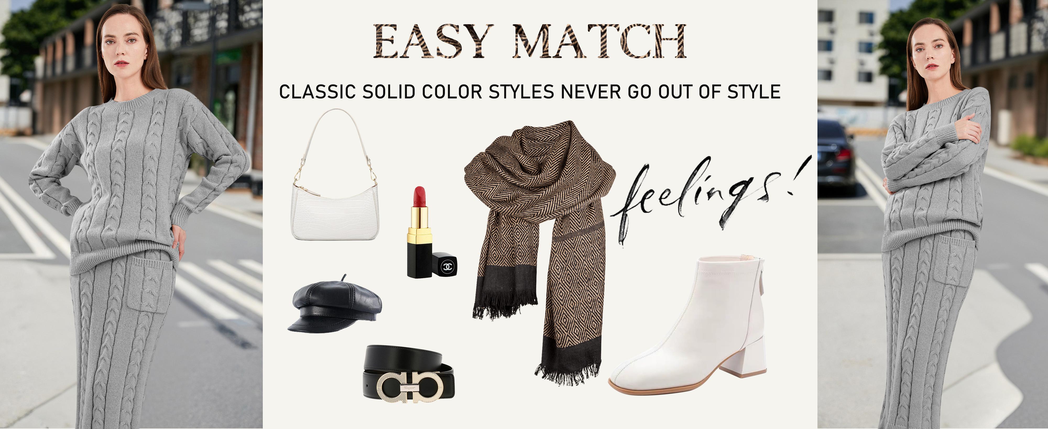 Cozy Winter Win! UTCoco Women’s Black Cable Knit Sweater & Skirt Set – 2-Piece Perfection SpringStatements