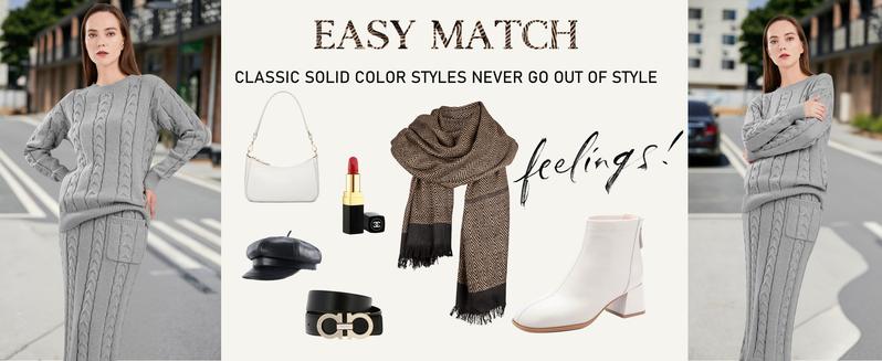 Cozy Winter Win! UTCoco Women’s Black Cable Knit Sweater & Skirt Set – 2-Piece Perfection