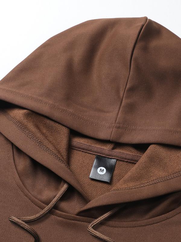 Men's spring and autumn lightweight long-sleeve pocket hoodie with stylish Paris letter print, casual sports streetwear brand, suitable for cool weather during the season, perfect for outdoor activities and fashionable outings.