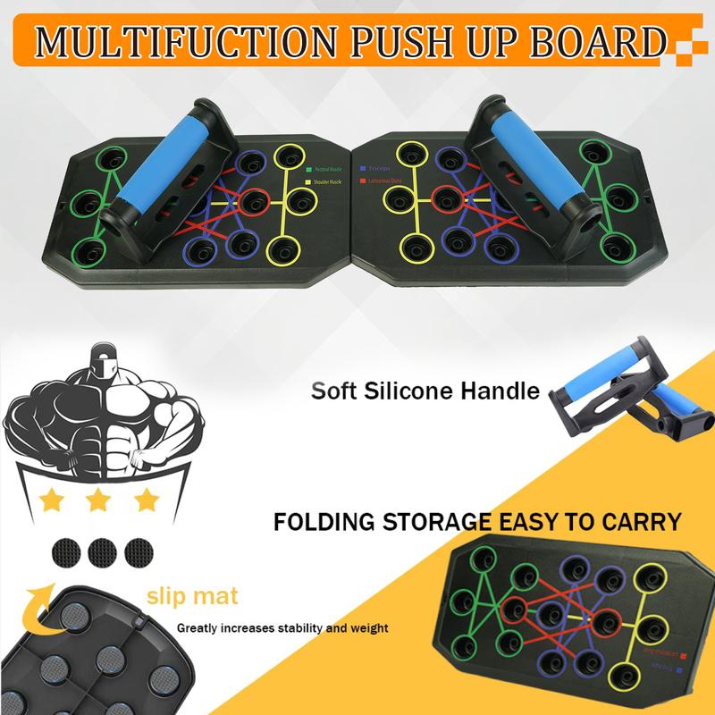 5-in-1 Push-up Training Board – Portable Home Gym System for Chest & Abdominal Muscle Workout, Suitable for Men & Women
