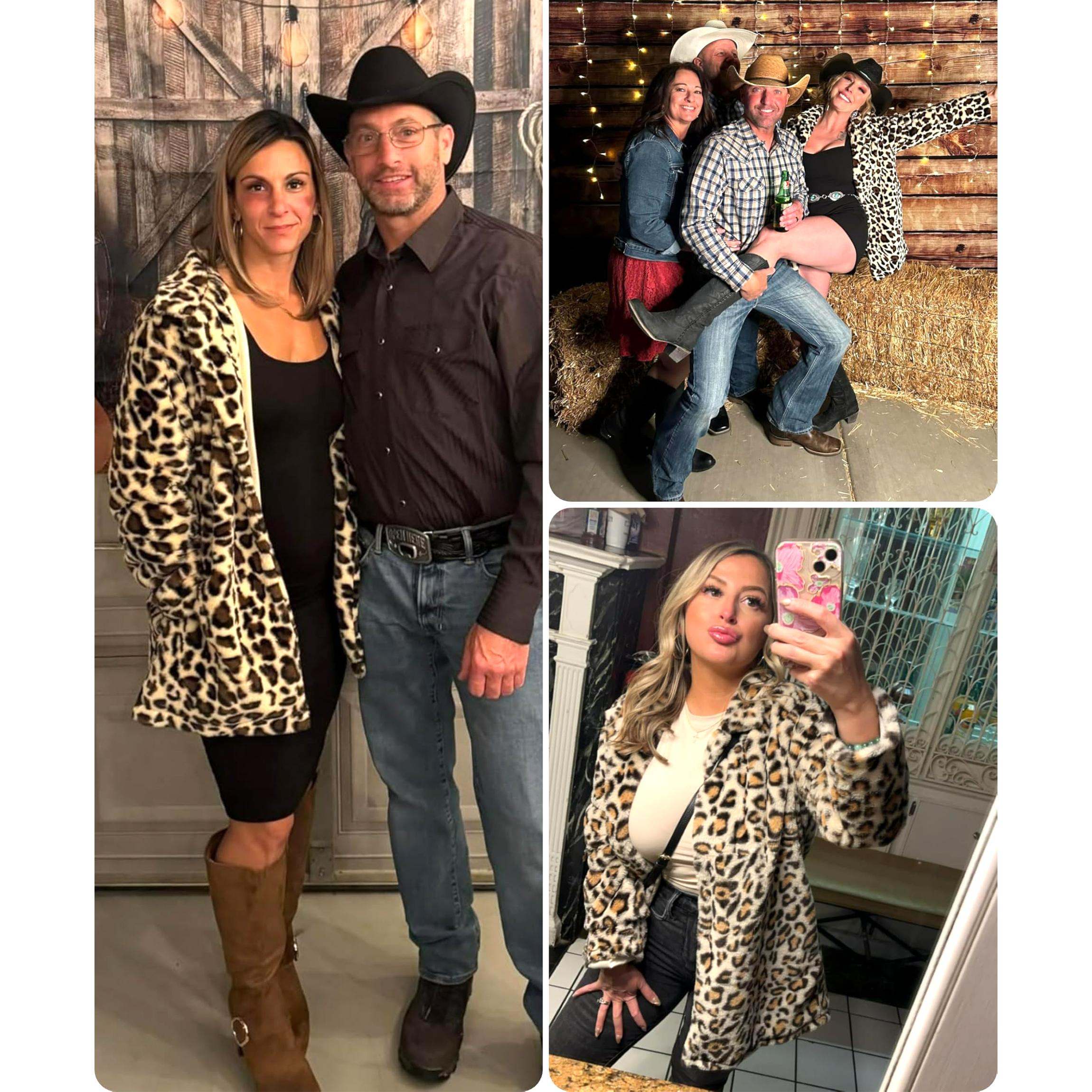 Buenoble Leopard Faux Fur Coat for Women | Super Soft Warm Stylish Winter Jacket | Viral Fall Winter Outfit SpringStatements