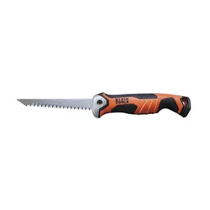 Klein Tools 44130 Commercial-Grade Folding Jab Saw Precision Cutting Tool Portable Hand Saw With Tool Pouch Safety |   GarageDoorProject |   100% OEM | US Vendor