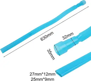 1 Piece Dryer Vent Cleaner Kit Compatible with All VacuumCleaner,Dryer Lint Brush and Vacuum Hose Attachment withStretch Universal Connector,Quickly Lint Remover,HighEfficiency Dryer Vent Cleaner-Flexible Vacuum Hose&LintRemover for Deep Lint Removal