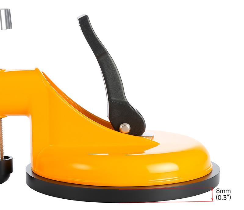 Adjustable Height Setter - Professional Countertop Leveling Tool for Granite, Marble, Quartz Glass Slabs with Vacuum Lifting Clam ps Rubber tools