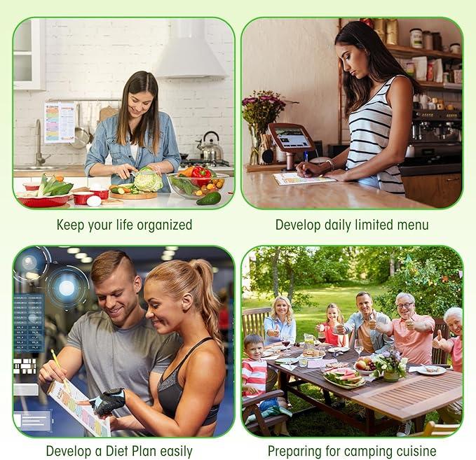 Weekly Meal Planner with Grocery List, Magnetic Fridge Planner, 50 Tear-Off Sheets, 5.83 x 8.54 Inch Meal Prep Pad, Wall-Mountable Kitchen Planner with To-Do List and Daily Schedule Weekly Meal Planner with Grocery List, Magnetic Fridge Planner, 50 Tear-Off Sheets, 5.83 x 8.54 Inch Meal Prep Pad, Wall-Mountable Kitchen Planner with To-Do List and Daily Schedule