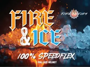 Fire Factory Fire & Ice Box! Autographed Full Size Speedflex Helmet! Case of 4 Mystery Boxes