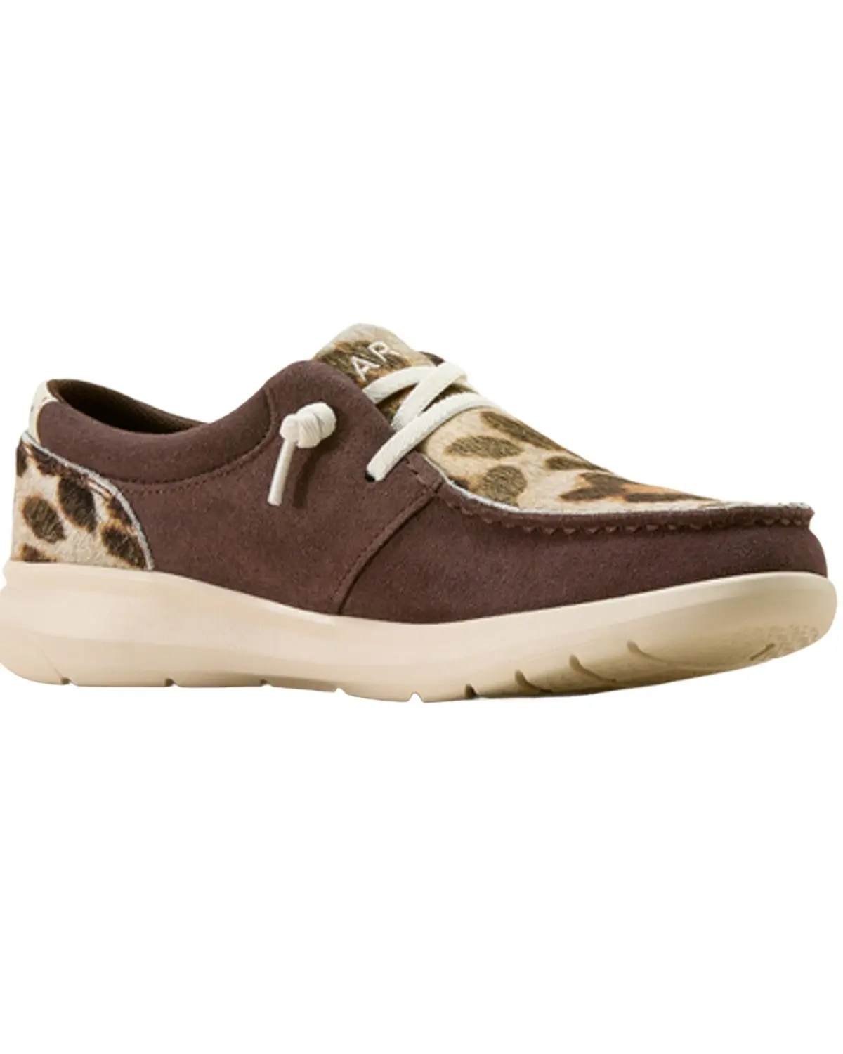 Ariat Women's Women'S Hilo Hairon Leopard Print Casual Shoes Moc Toe - 10074344